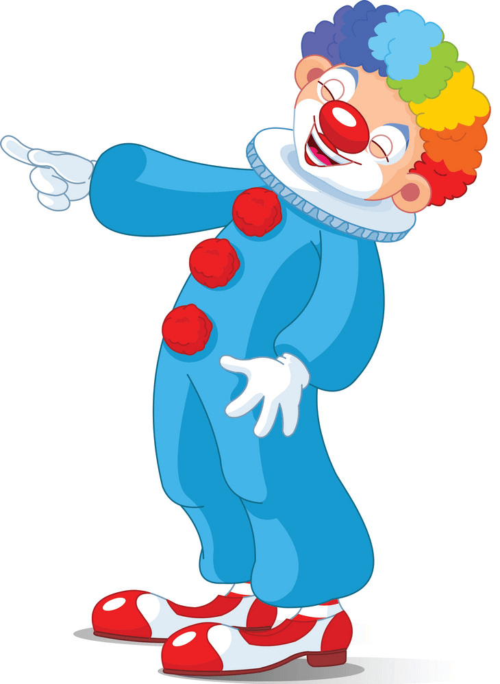 Clown Laughing clipart