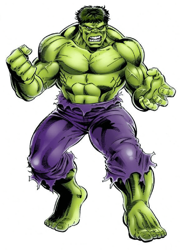 Comic Hulk clipart