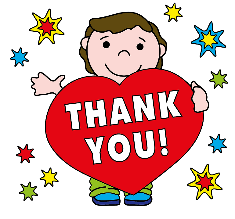Cute Thank You clipart free images