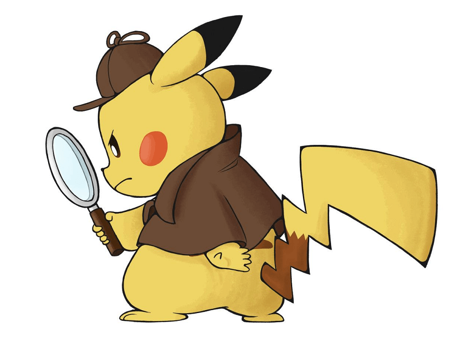 Detective Pikachu clipart 1