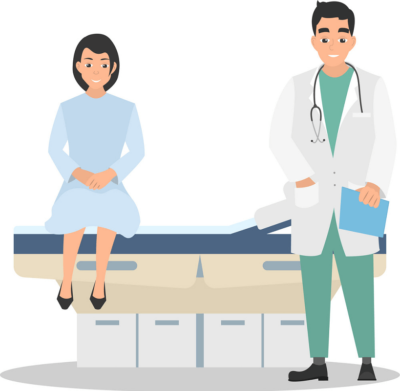 Doctor and Patient clipart png free