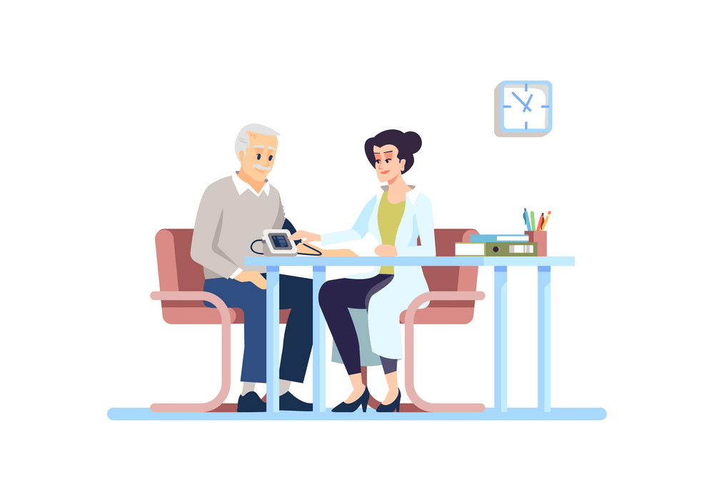 Doctor and Patient clipart png image