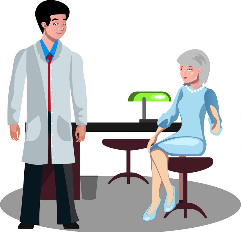 Doctor and Patient clipart png