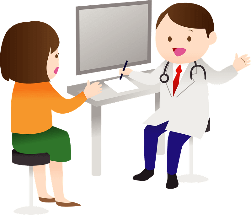 Doctor and Patient clipart transparent 1