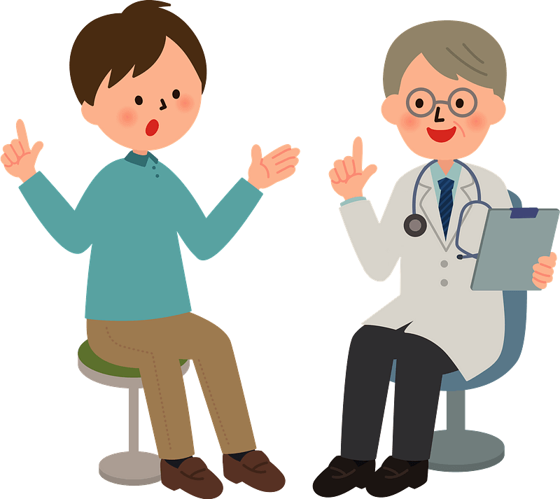 Doctor and Patient clipart transparent 2