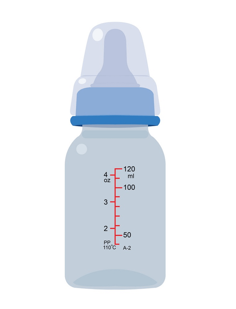 Empty Baby Bottle clipart