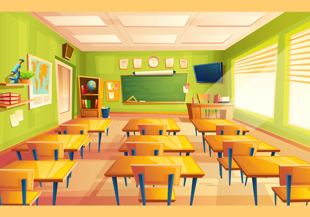 Empty Classroom clipart 3