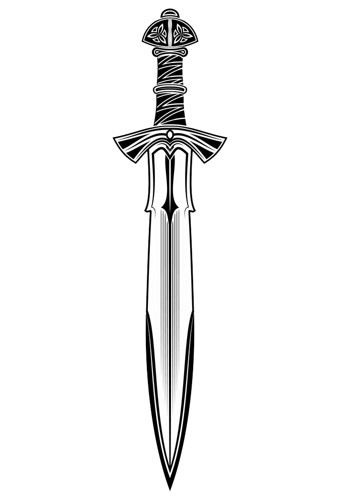 Fantasy Sword clipart transparent