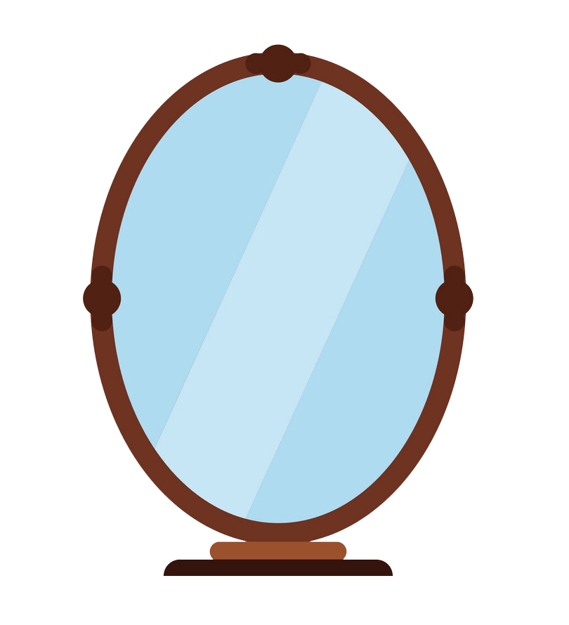 Flat Icon Mirror clipart transparent
