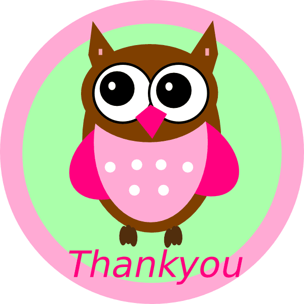 Free Cute Thank You clipart images
