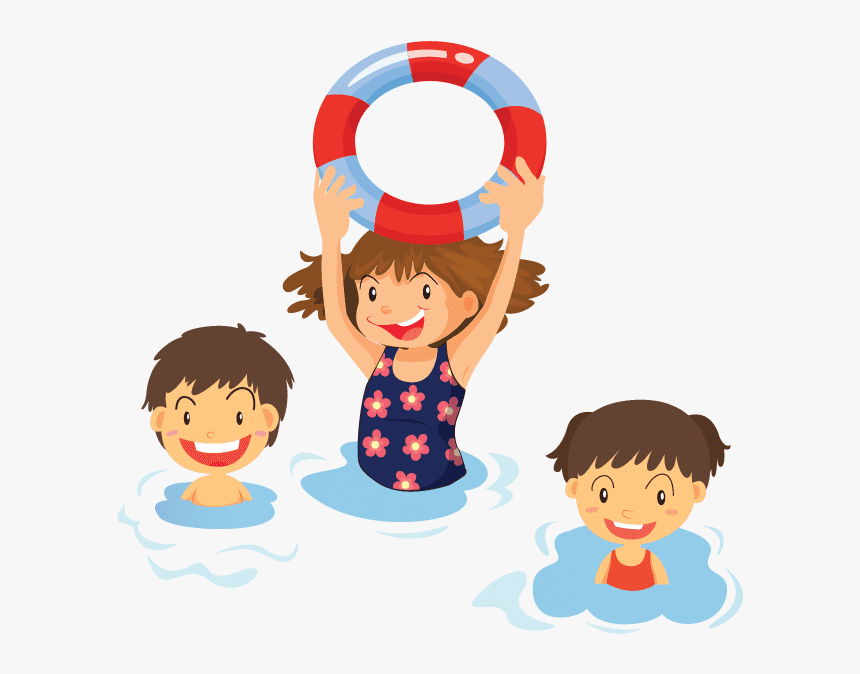 Free Kids Swimming clipart png image