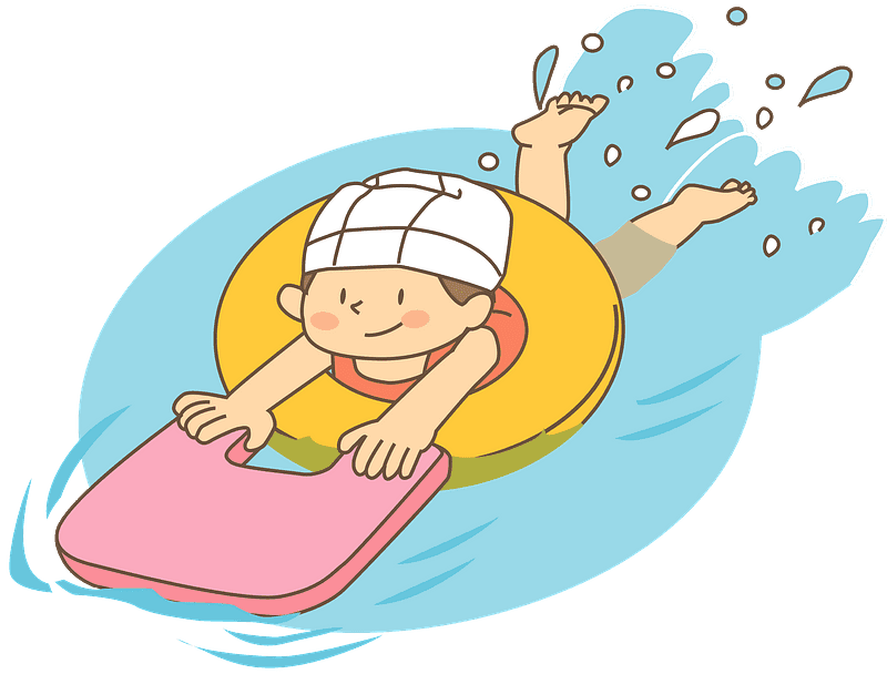Girl Swimming clipart transparent 1