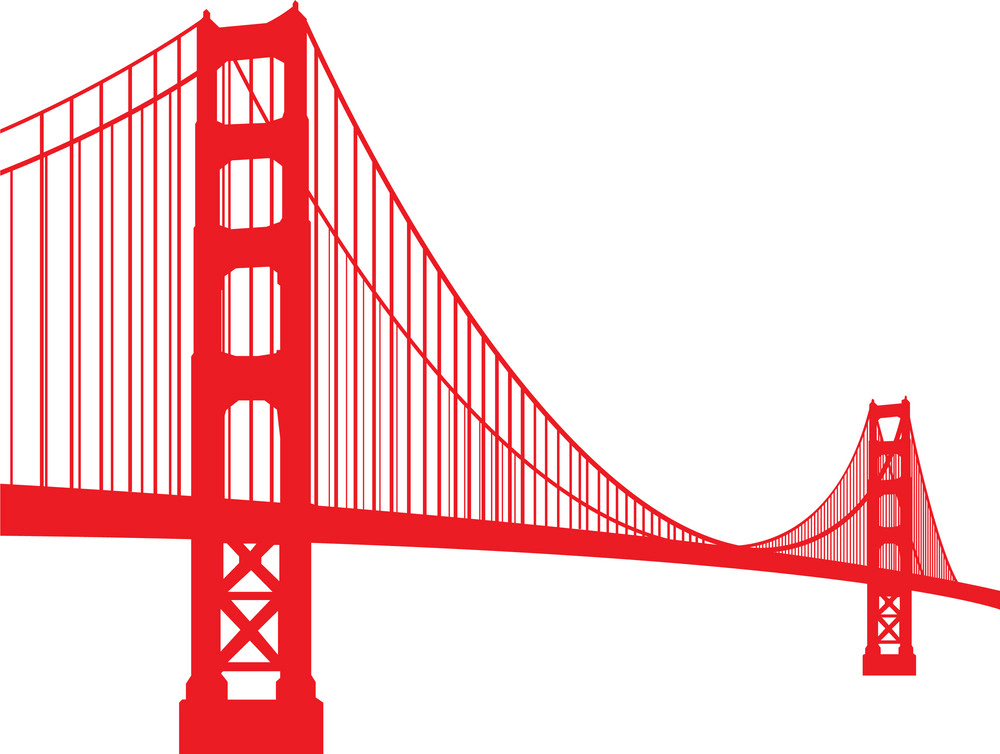 Golden Gate Bridge clipart 1