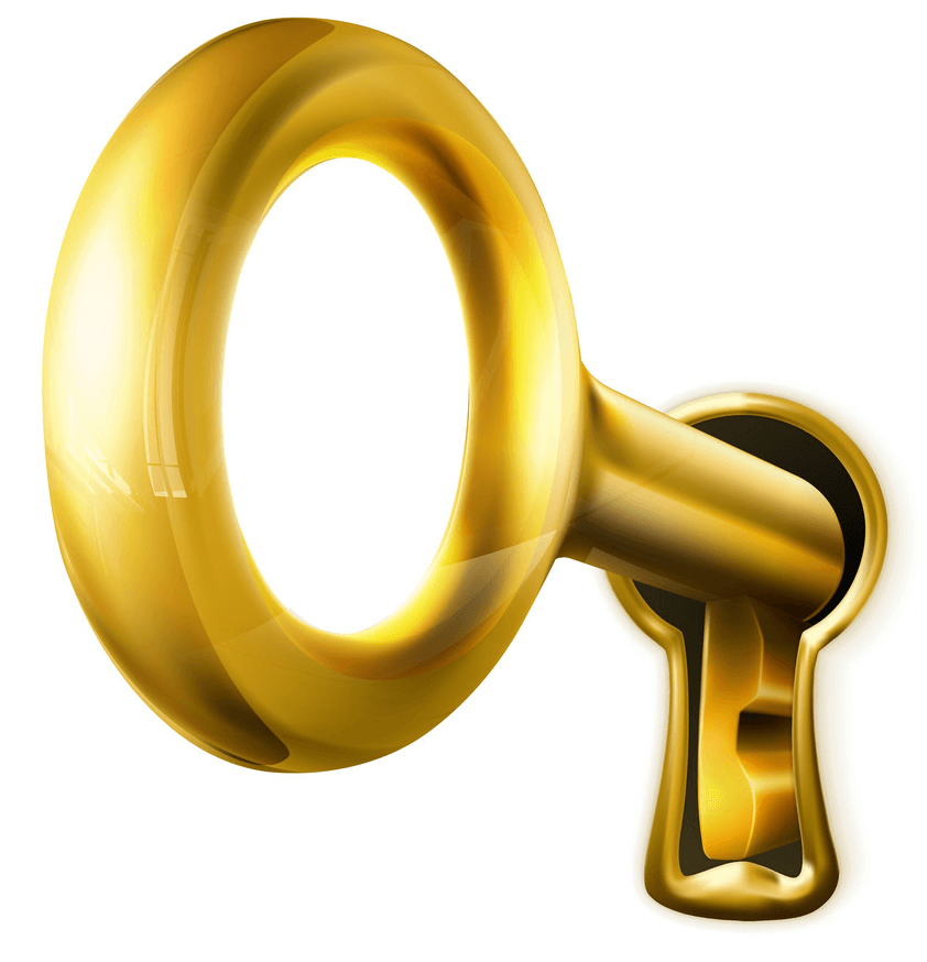 Golden Key clipart