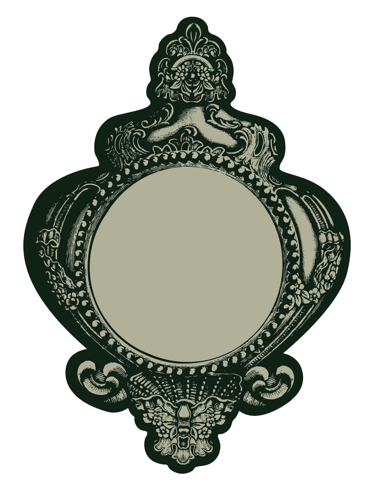 Gothic Mirror clipart transparent