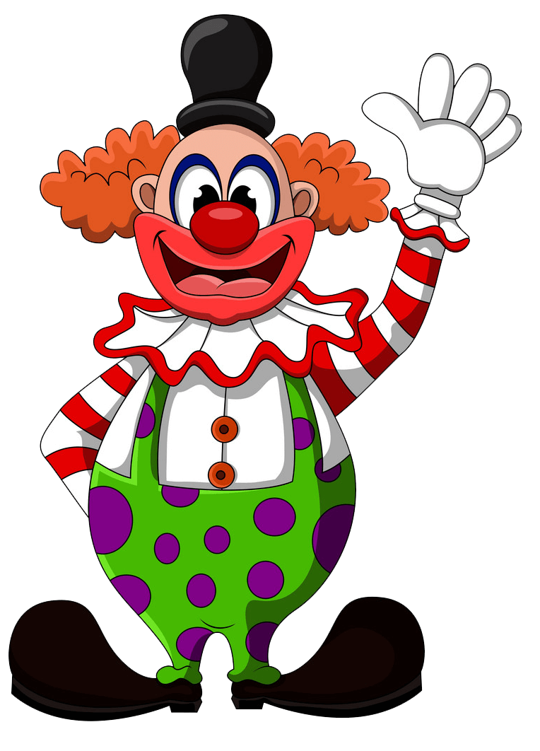 Happy Clown clipart transparent