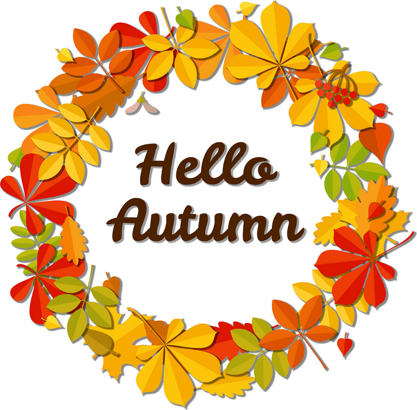 Hello Autumn clipart 1