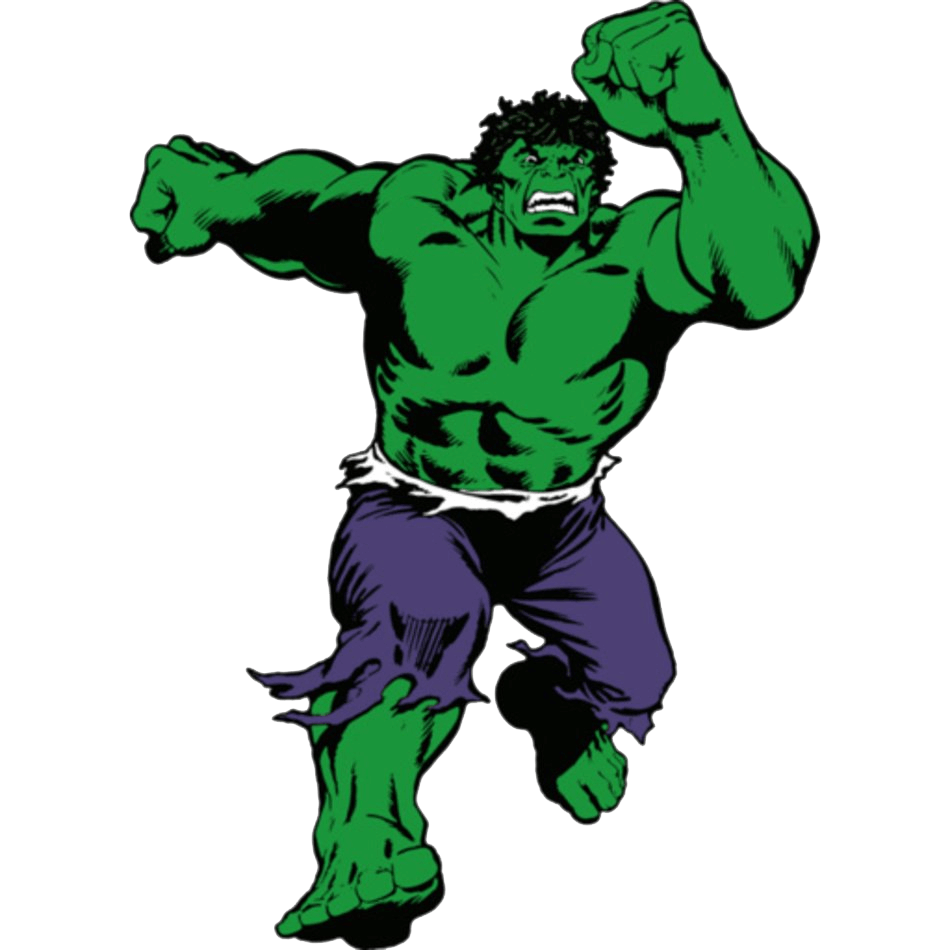 Hulk Running clipart transparent
