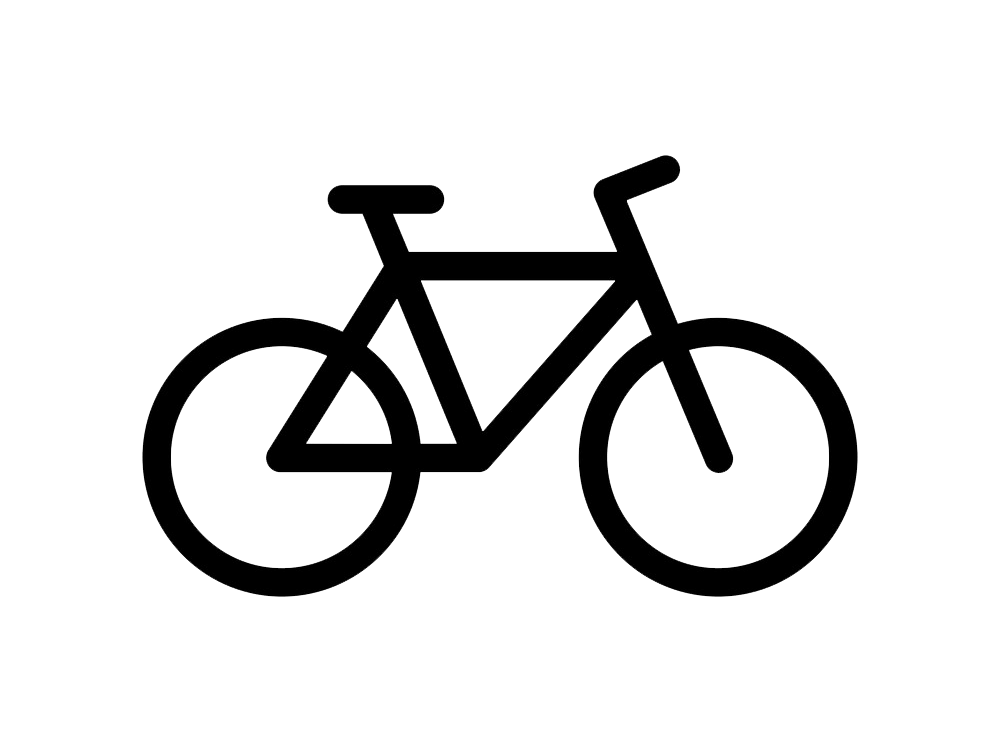 Icon Bike clipart transparent