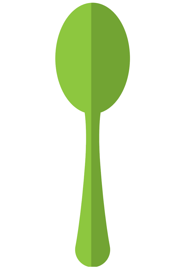 Icon Green Spoon clipart transparent