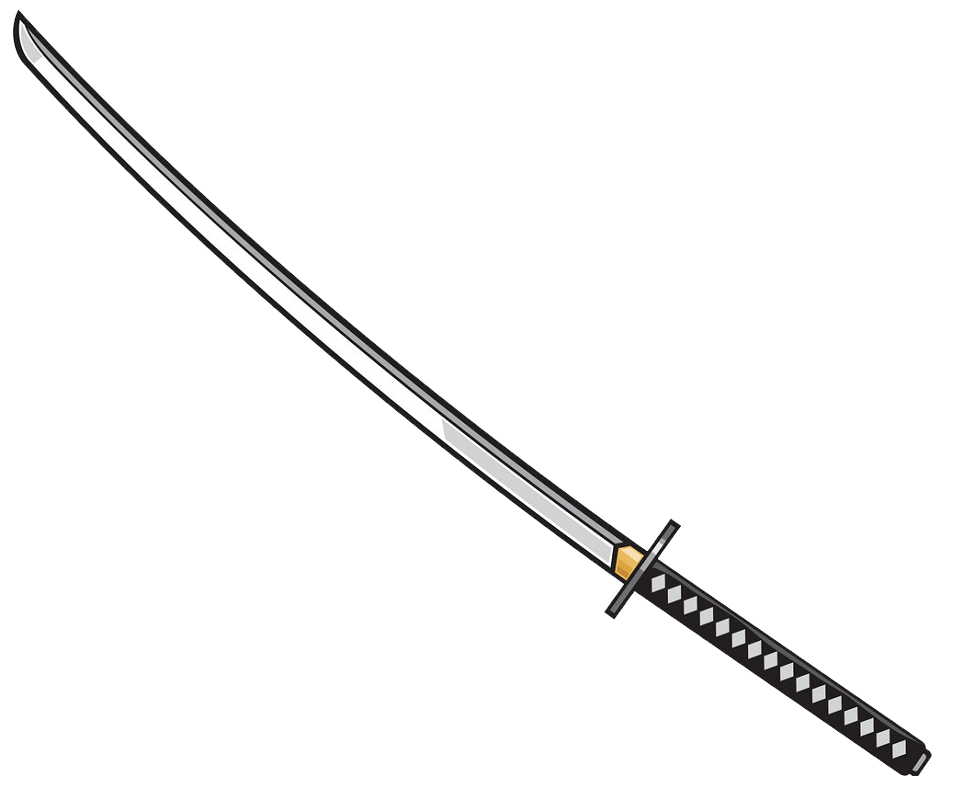 Japanese Sword clipart transparent