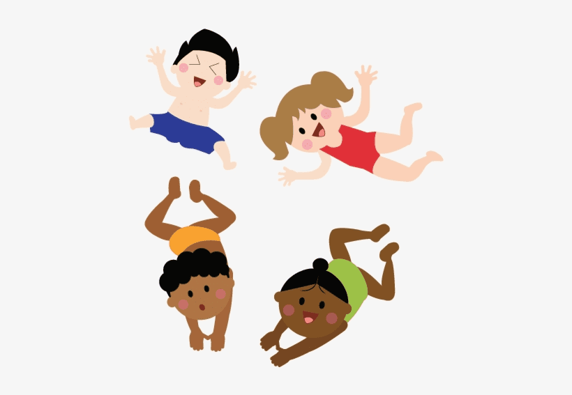 Kids Swimming clipart free download