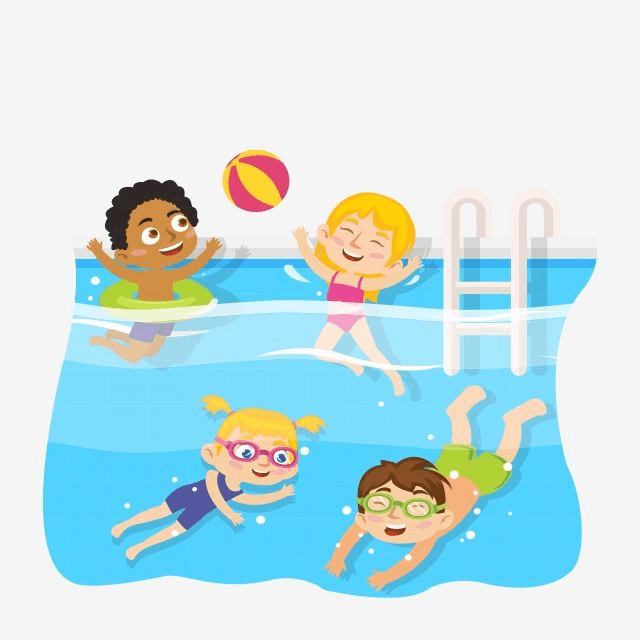 Kids Swimming clipart free image