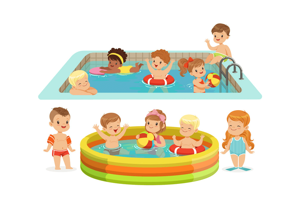 Kids Swimming clipart free images