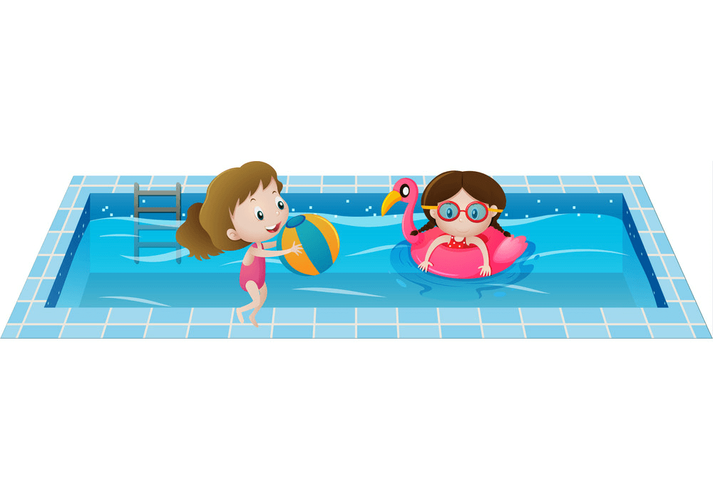 Kids Swimming clipart images