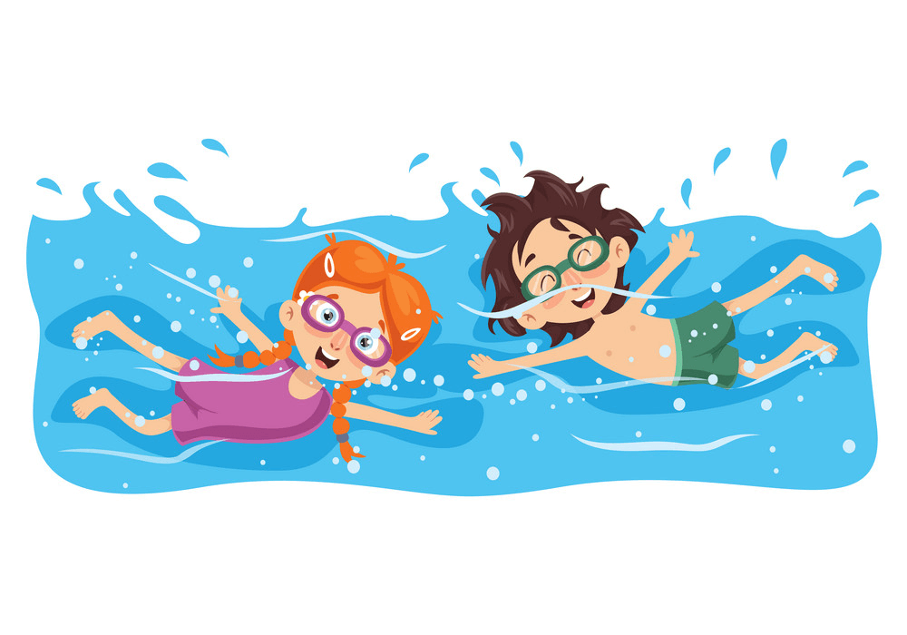 Kids Swimming clipart png free