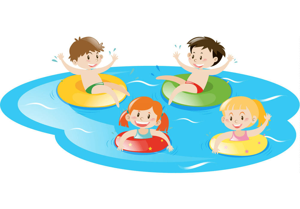 Kids Swimming clipart png image