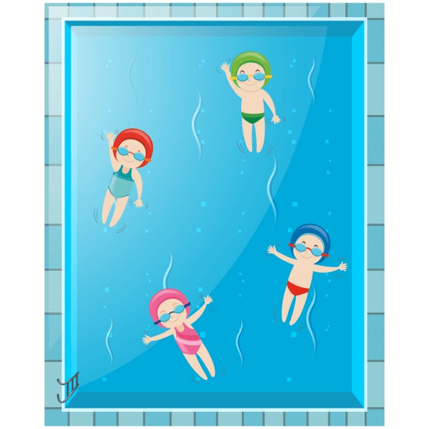 Kids Swimming clipart png