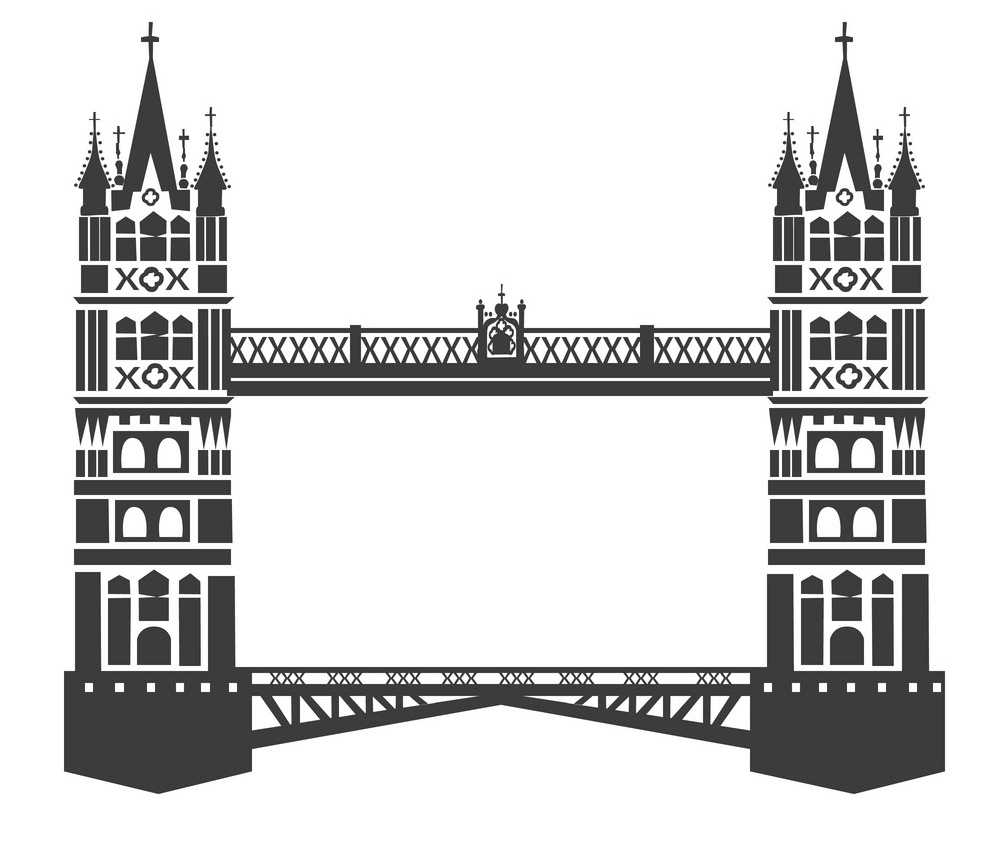 London Tower Bridge clipart