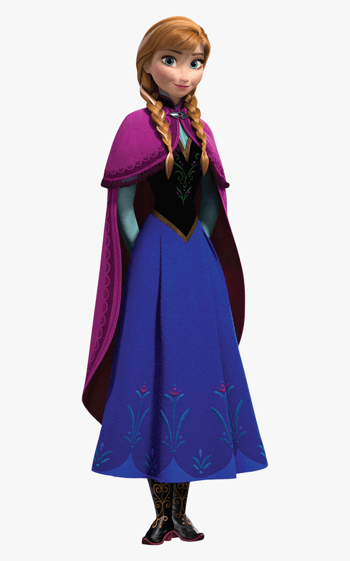 Lovely Anna from Frozen clipart