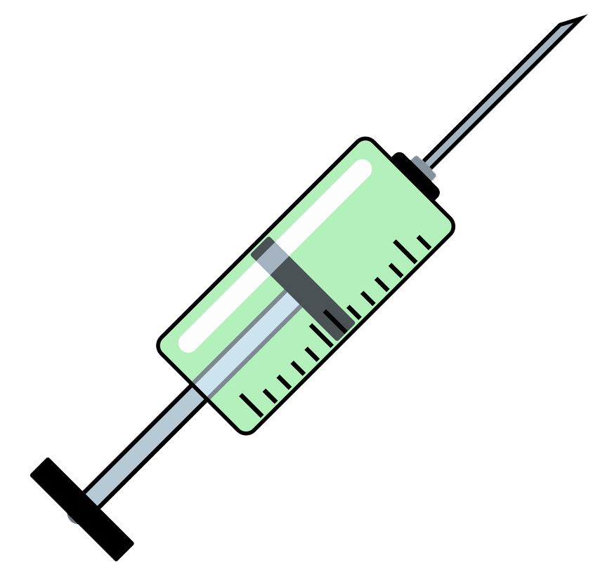 Medical Syringe clipart transparent