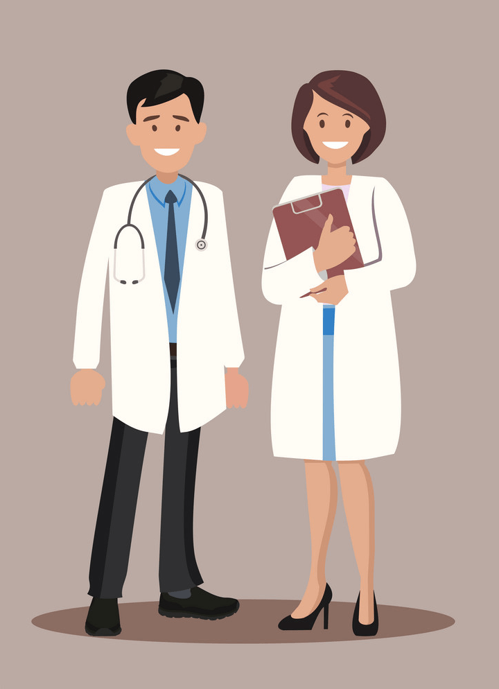 Nurse and Doctor clipart