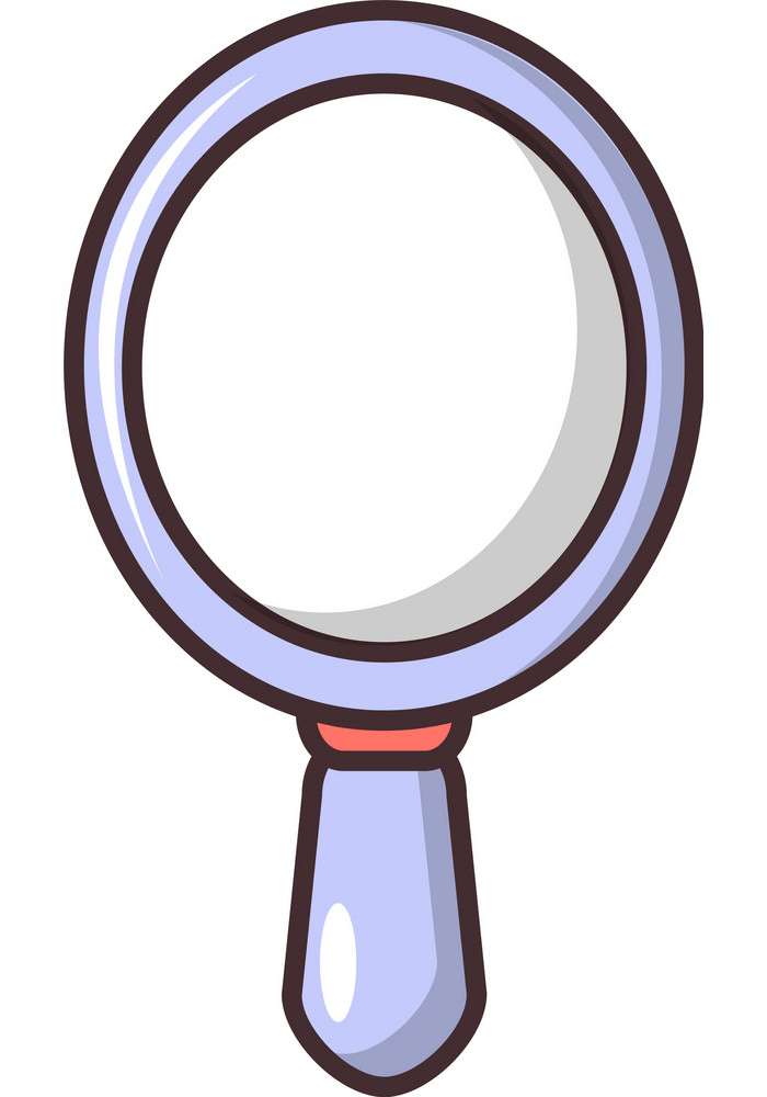 Oval Mirror clipart