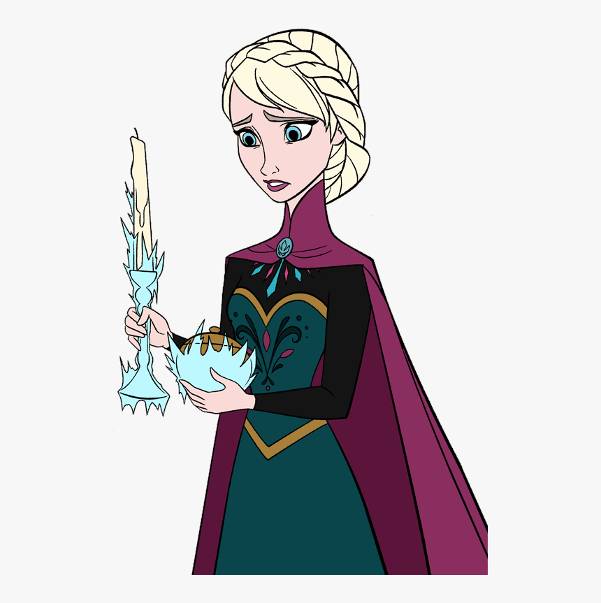 Sad Elsa clipart