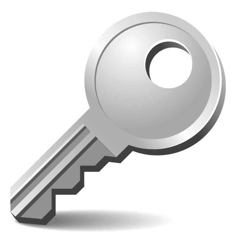 Silver Key clipart