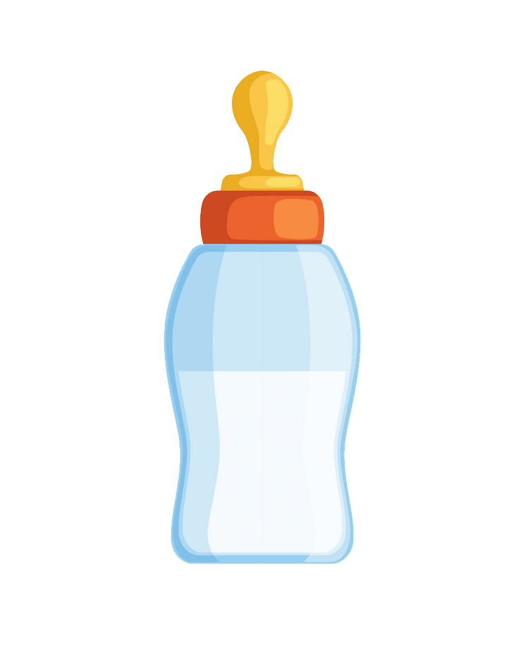Small Baby Bottle clipart transparent