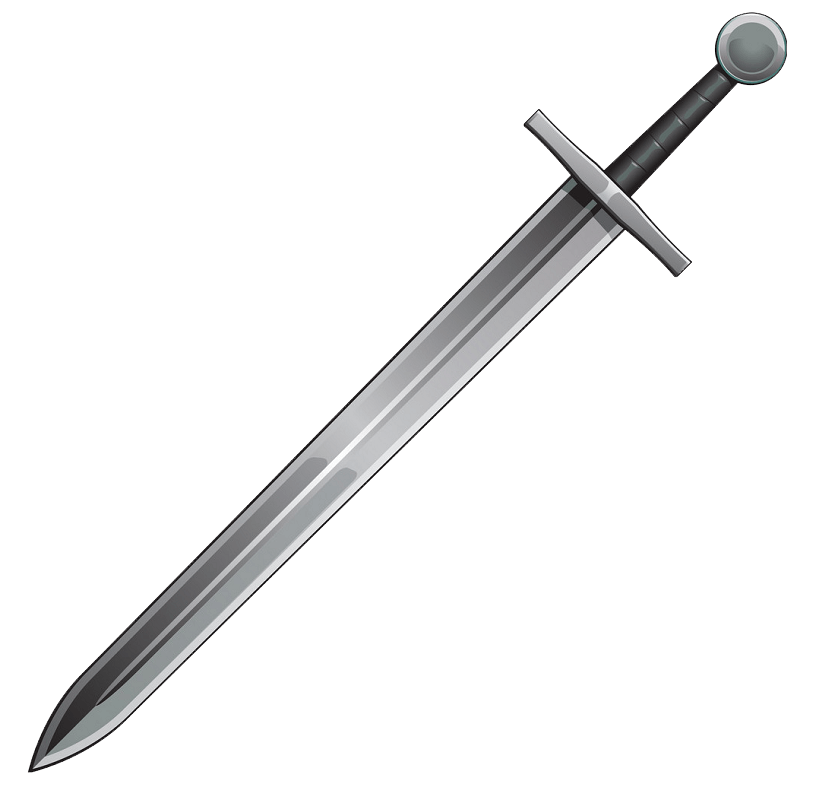 Steel Sword clipart transparent