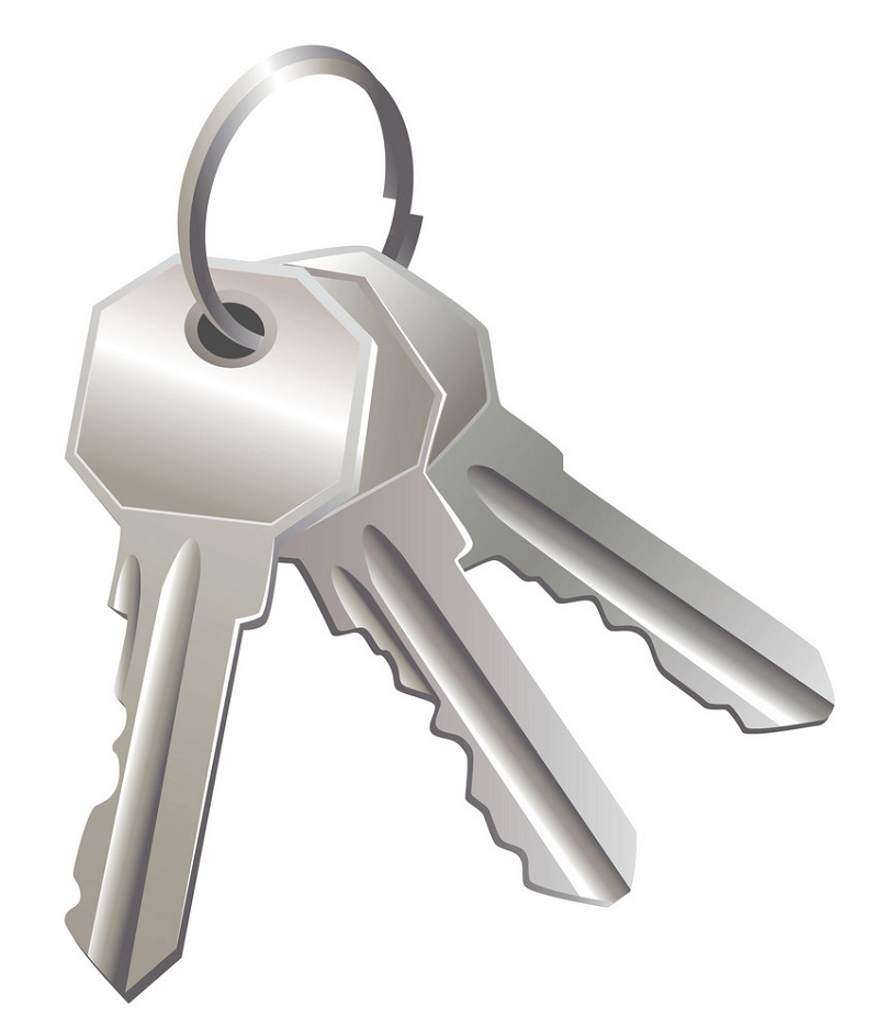 Three Keys clipart
