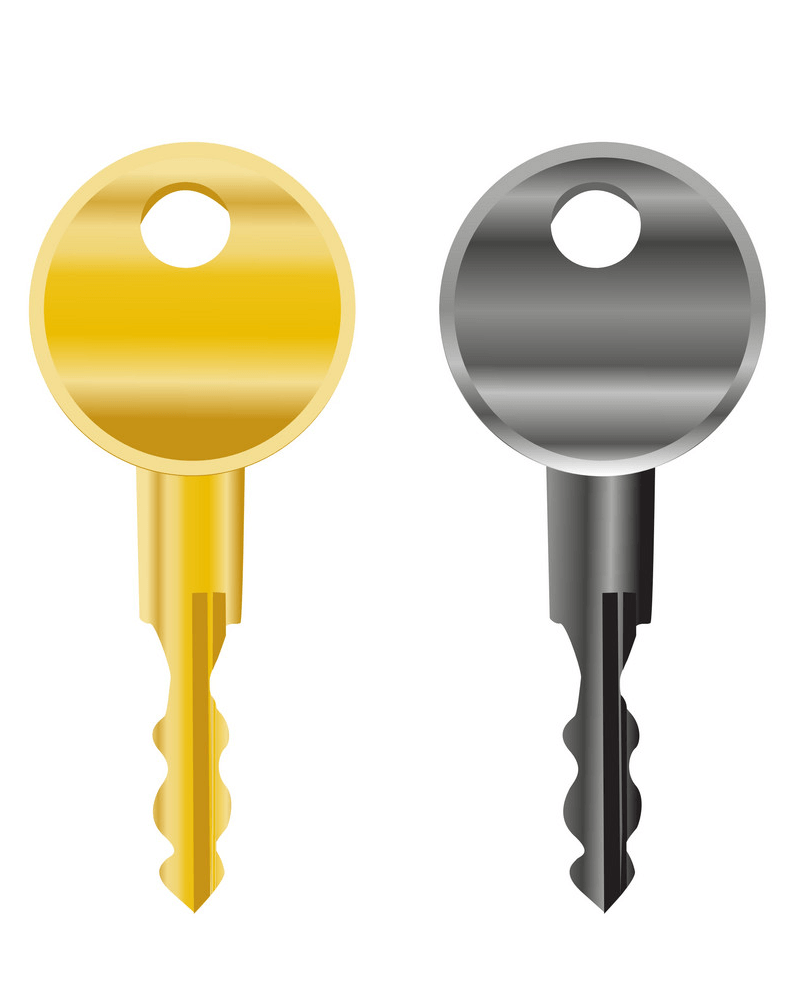 Two Keys clipart