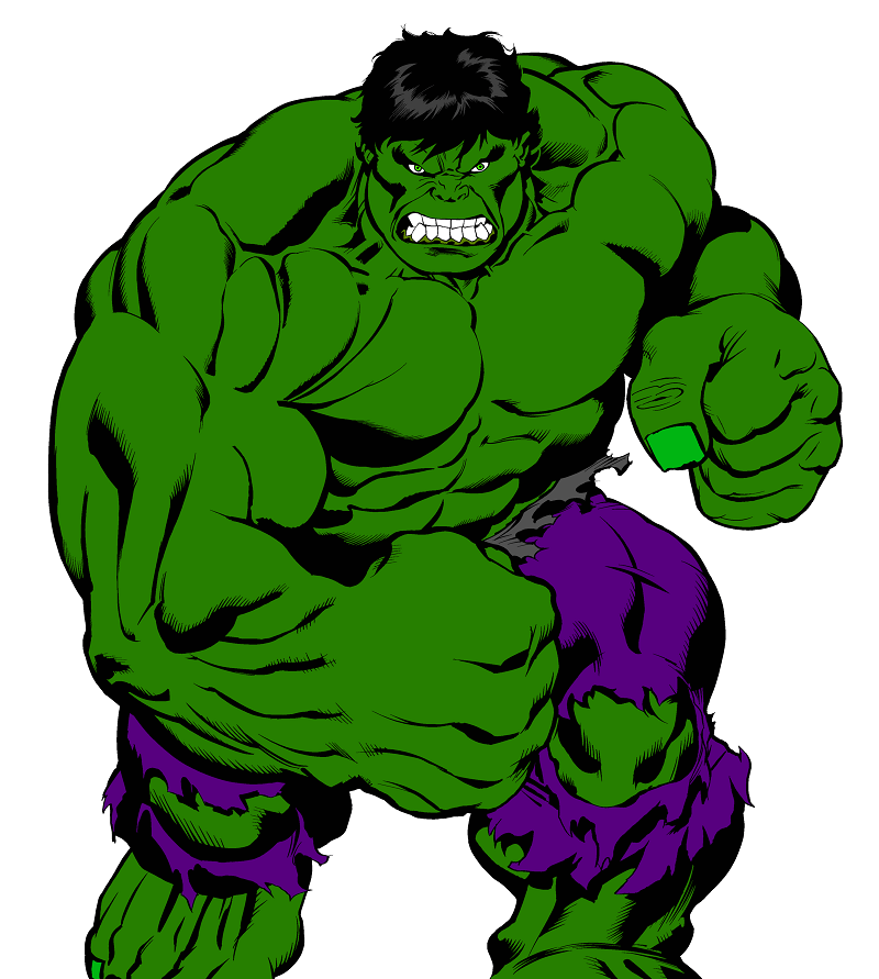 Very Angry Hulk clipart