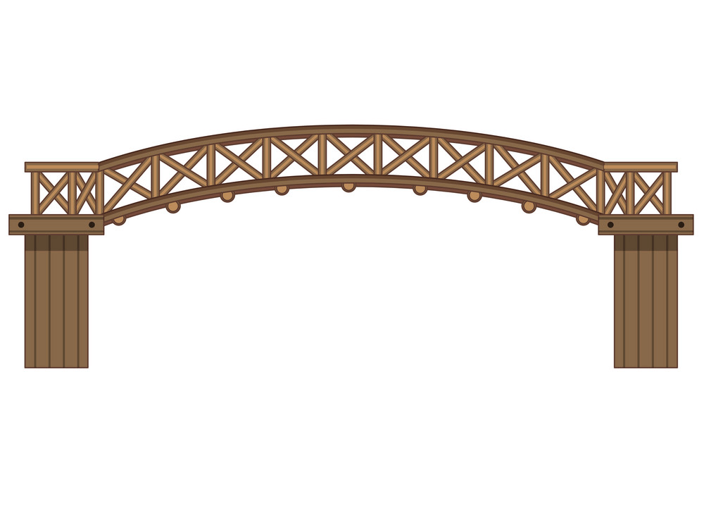 Wooden Bridge clipart 1