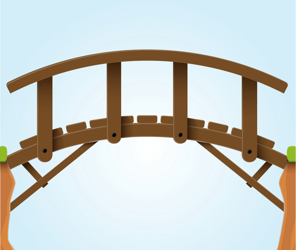 Wooden Bridge clipart