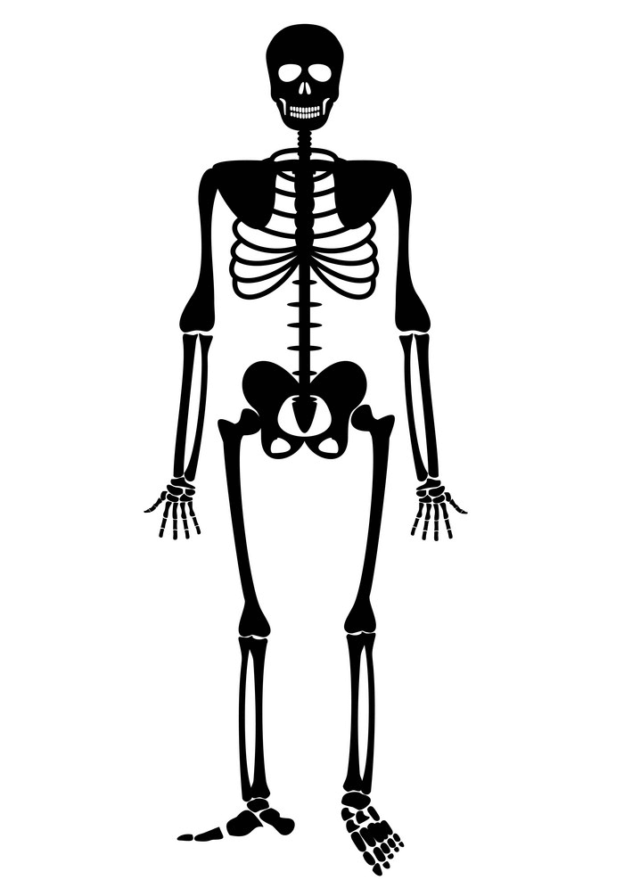 Black Skeleton clipart