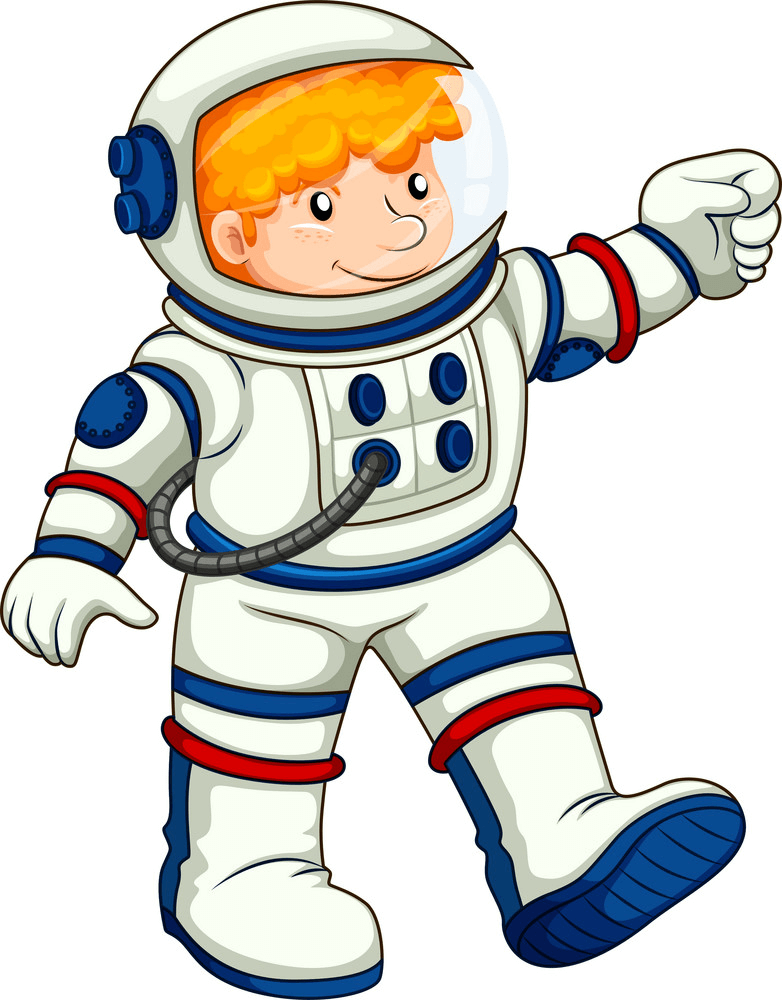 Boy Astronaut clipart