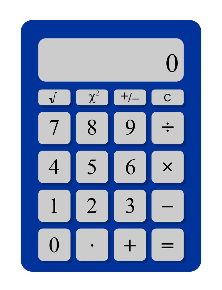 Calculator clipart 3