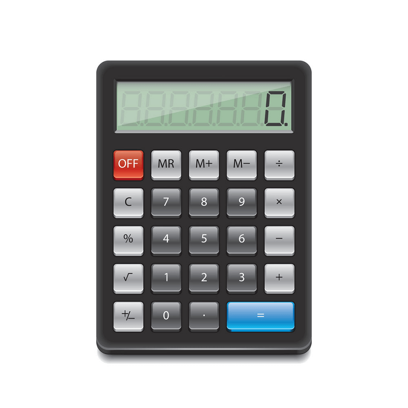 Calculator clipart 8